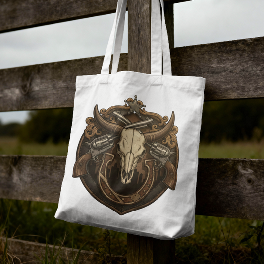 Outlaw Longhorn Vintage Western PNG Design