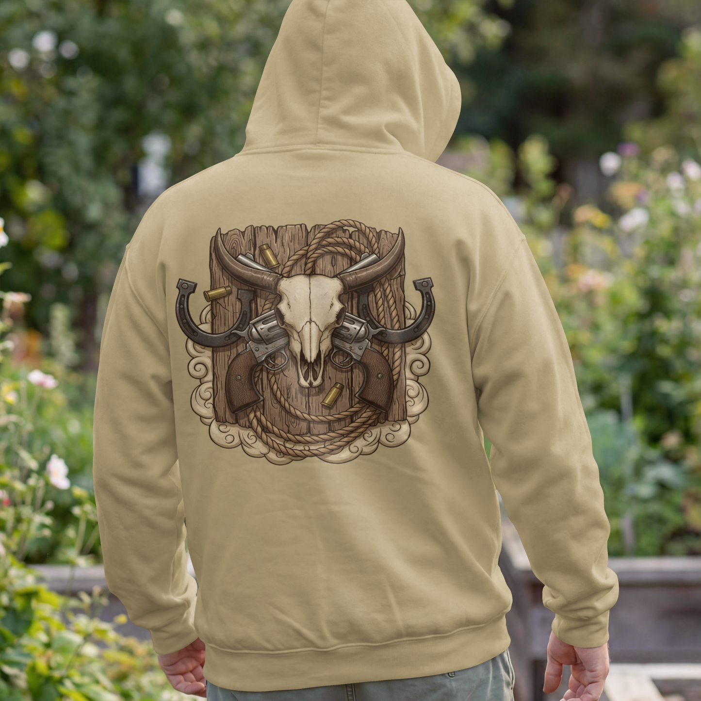 Lucky Outlaw Emblem Design– Digital PNG Download for T-Shirts, mugs, hoodies