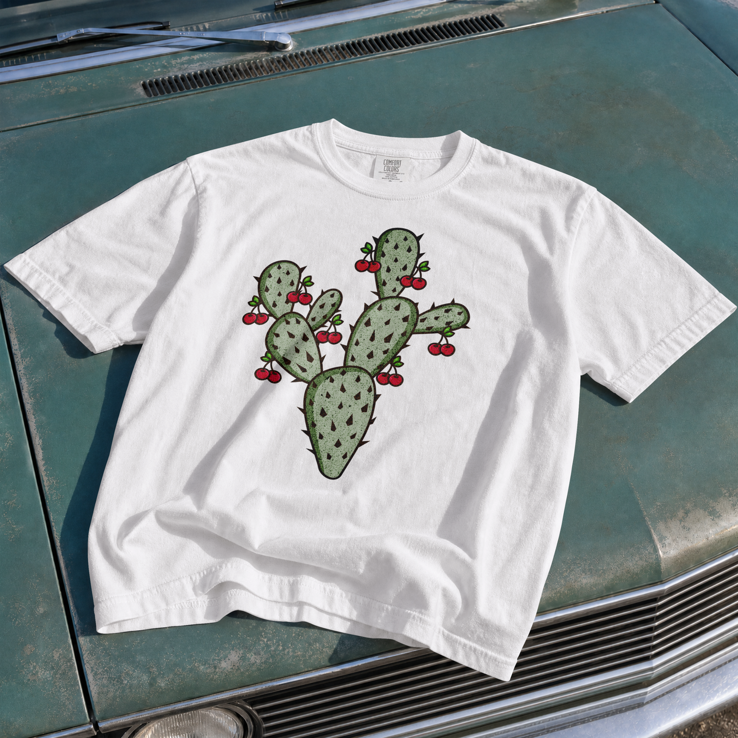 Desert Cherry Cactus PNG Design