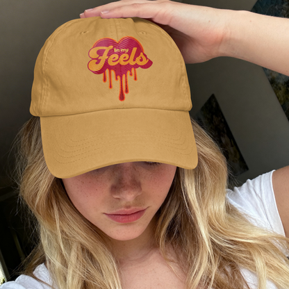 In My Feels – Retro Heart Drip Graphic – Digital PNG Download | Caps, Waist Bags, Tumblers