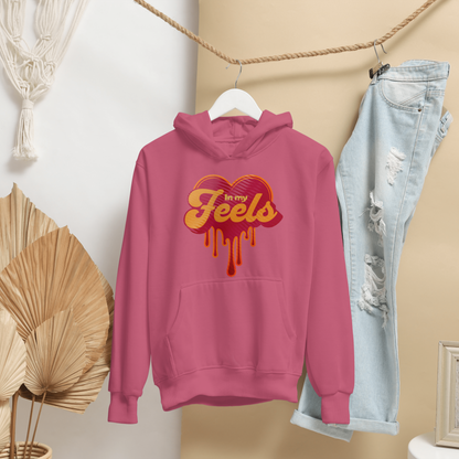 In My Feels – Retro Heart Drip Graphic – Digital PNG Download | Caps, Waist Bags, Tumblers