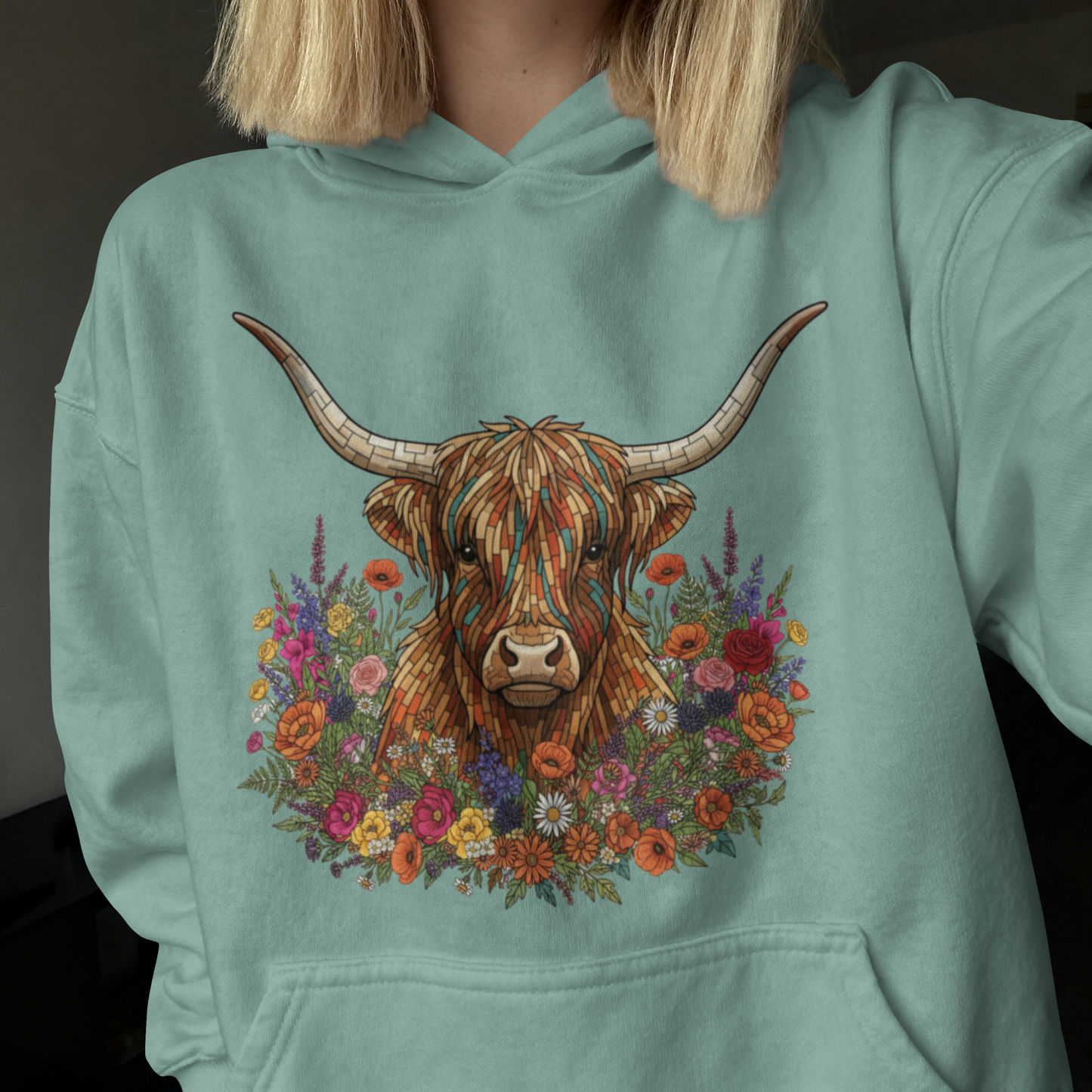 Wildflower Highland Beauty– Digital PNG Download | Mugs, Tees, Sweaters