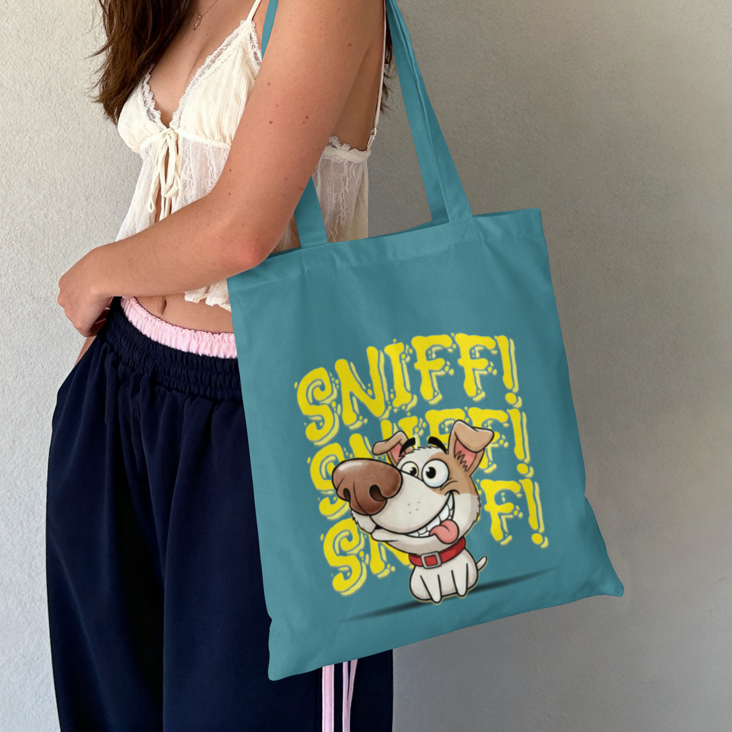 Sniff Sniff Cute Cartoon Puppy Design- Digital PNG Download |T-Shirts, Backpacks, Mugs