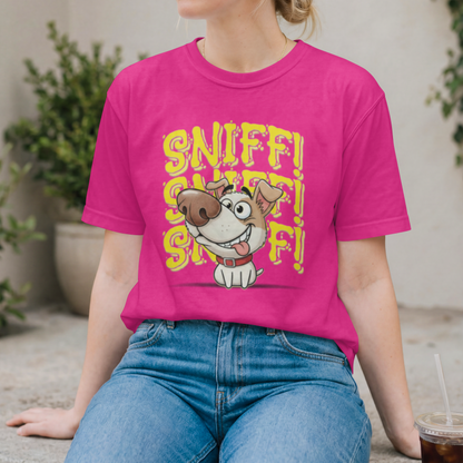 Sniff Sniff Cute Cartoon Puppy Design- Digital PNG Download |T-Shirts, Backpacks, Mugs