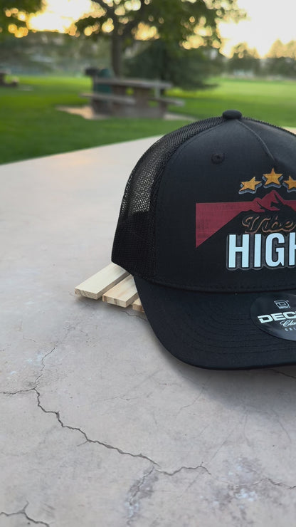 Mid Profile Trucker Hat – Vibe High Design
