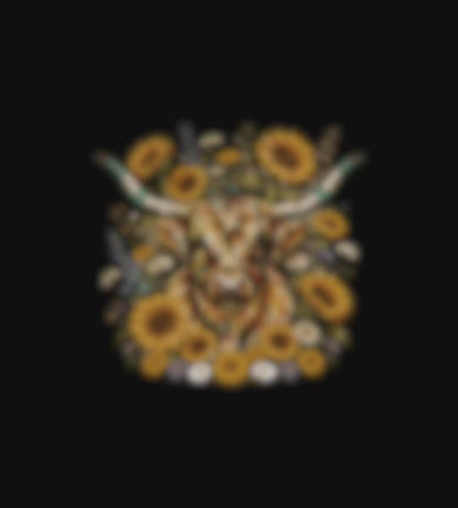 Rustic Boho Highland Cow Western – Digital PNG Download | T-shirts, Hoodies, Tank Tops