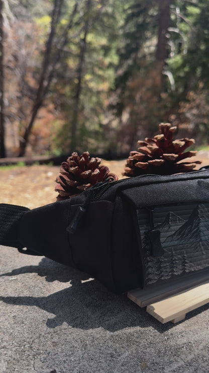 Sports Fanny Pack – Black | Forest Mountain